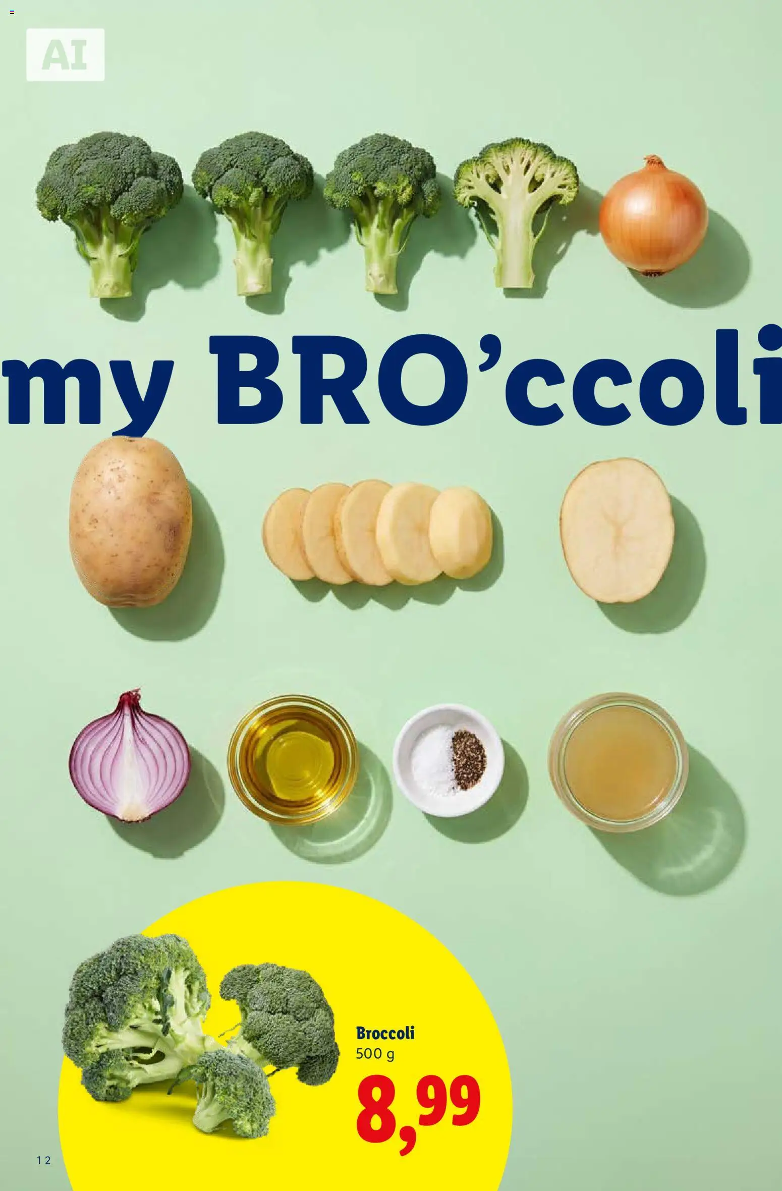 Noul catalog Lidl – valabil de la 07.09.2026 | Pagină: 12 | Produse: Broccoli