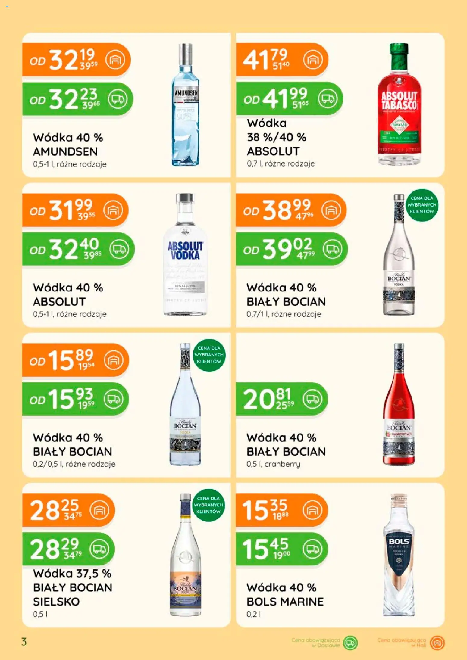 Eurocash gazetka - Katalog Alkoholowy od 01.08.2026 | Strona: 3 | Produkty: Tabasco, Vodka, Wódka