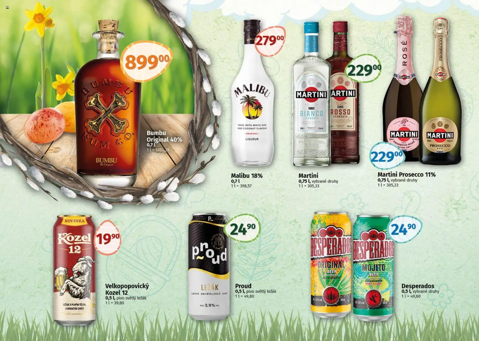 Coop leták - Delikates Velikonoce od 18.03.2026 | Strana: 4 | Produkty: Pivo, Desperados, Mojito, Prosecco rosé