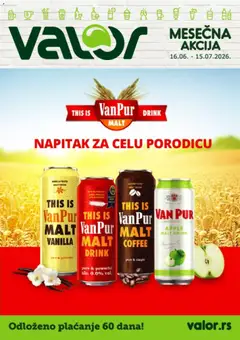Valor katalog - pregled Valor kataloga - važi od 16.06.2026