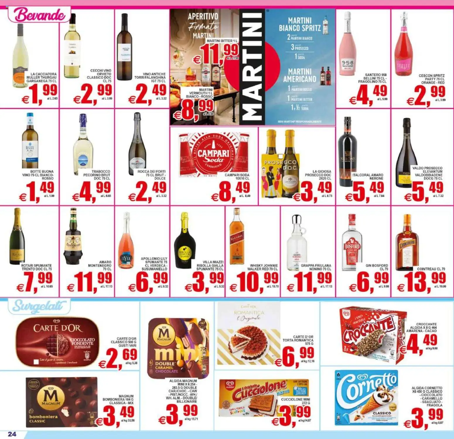 Volantino Pewex del 19/06/2026 | Pagina: 24 | Prodotti: Cioccolato, Whisky, Torta, Amaro