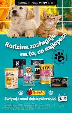 Pogląd oferty "Biedronka gazetka - Petfood" - ważna od 28.09.2026