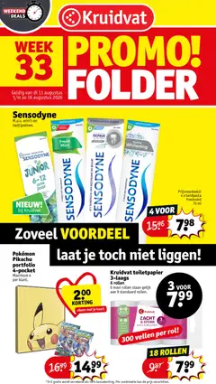 Kruidvat folder week 33 - Voorbeeld van een folder van Kruidvat, geldig van 11/08/2026