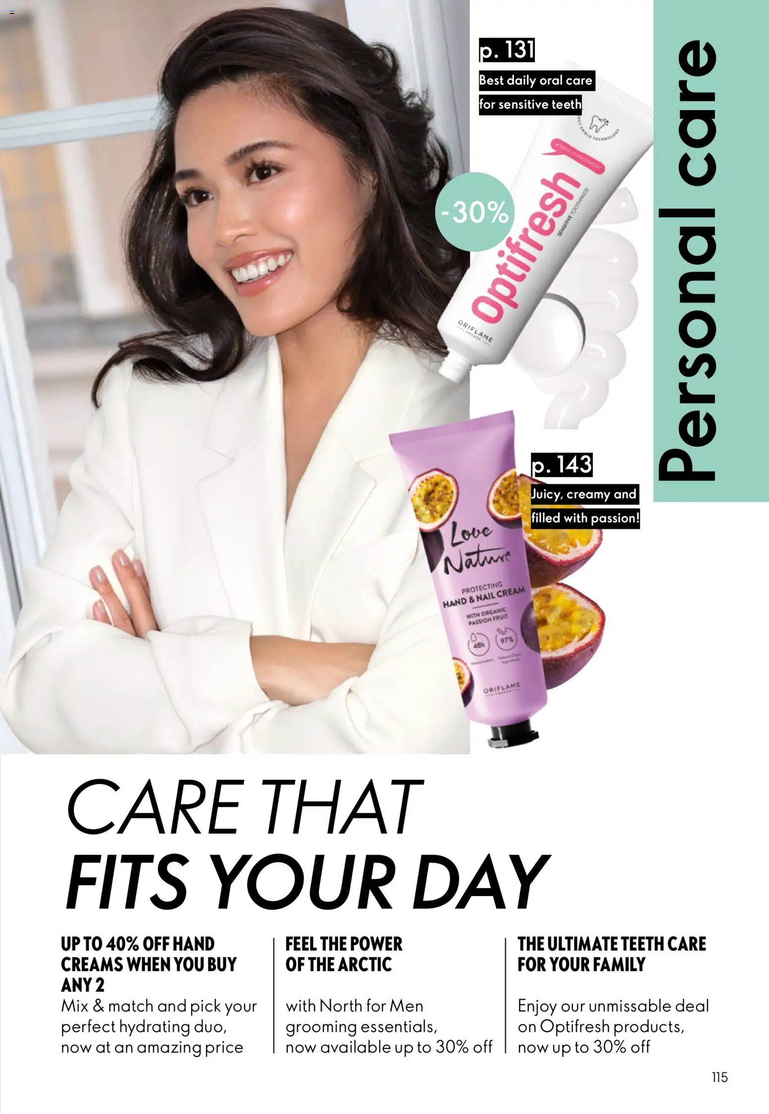 {H1} | Page: 115 | Products: Fruit, Toothpaste, Cream