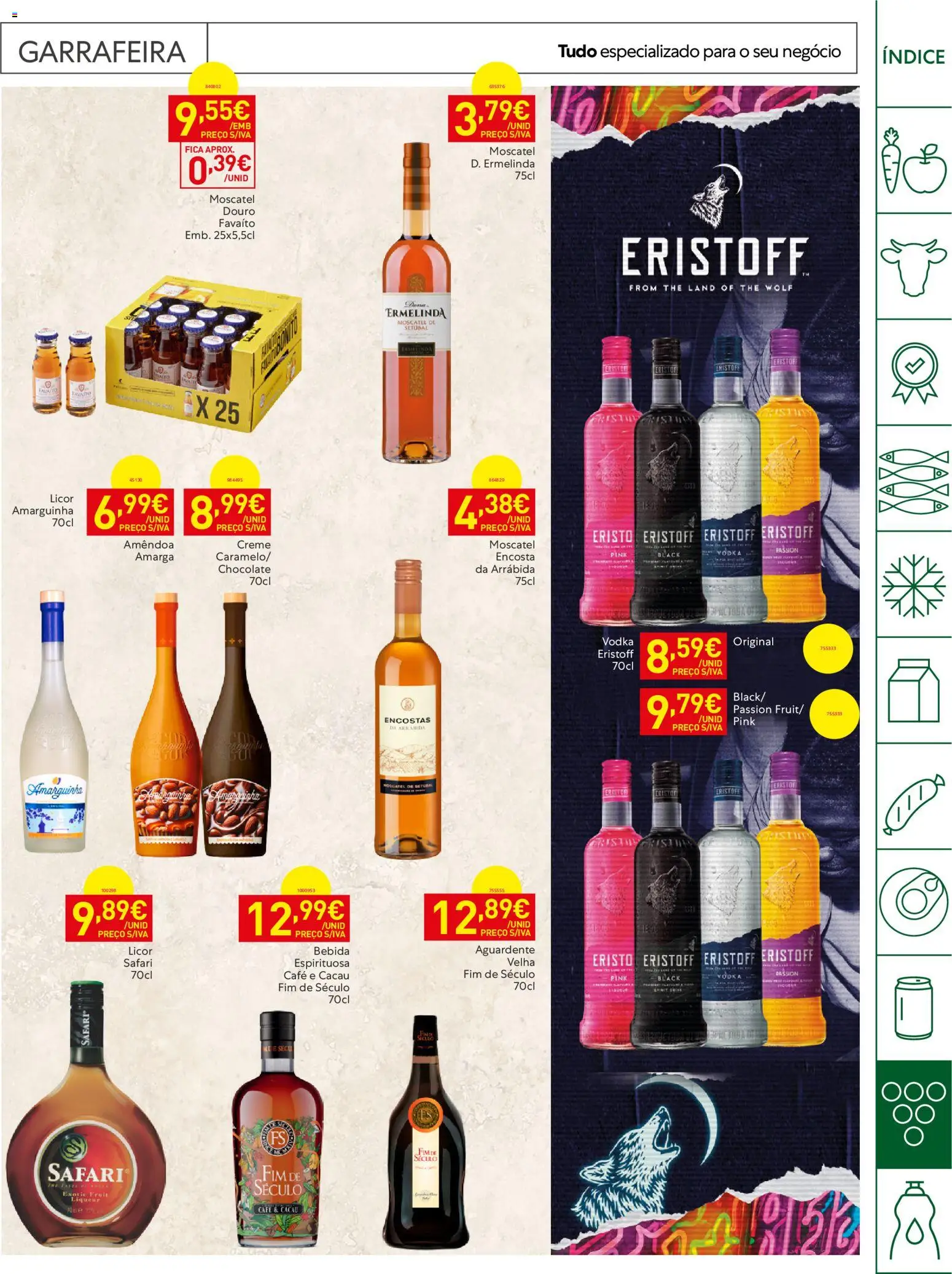 Recheio Horeca Madeira │ válido de 18/08/2026 | Página: 25 | Produtos: Licor, Café, Creme, Bebida