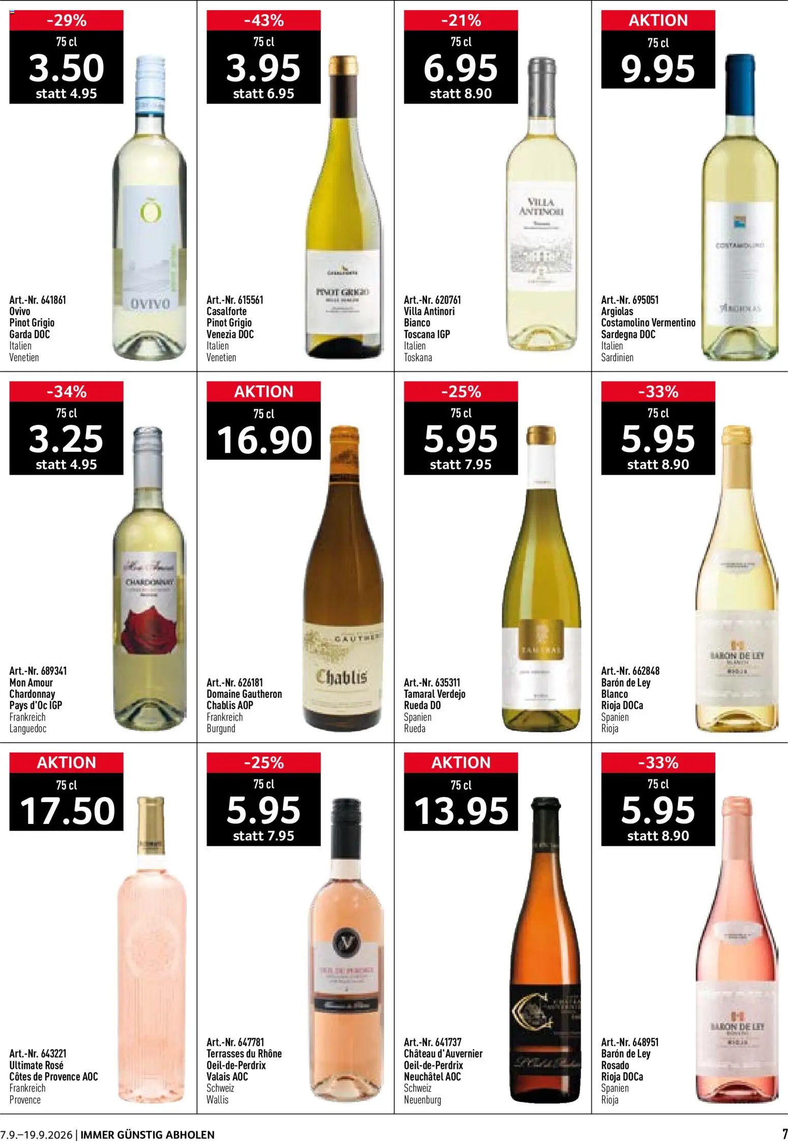 Prodega aktionen Weinfestival – gültig ab 07.09.2026 | Seite: 7