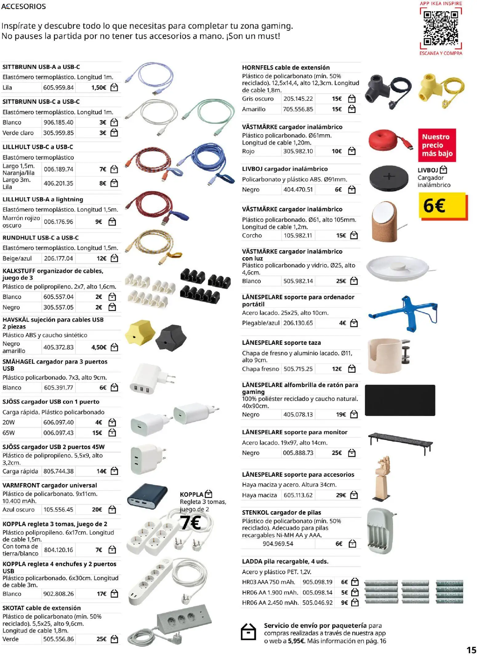 IKEA - Gaming │ válido desde el 01/10/2026 | Página: 15 | Productos: Portátil, Alfombrilla, Organizador, Monitor