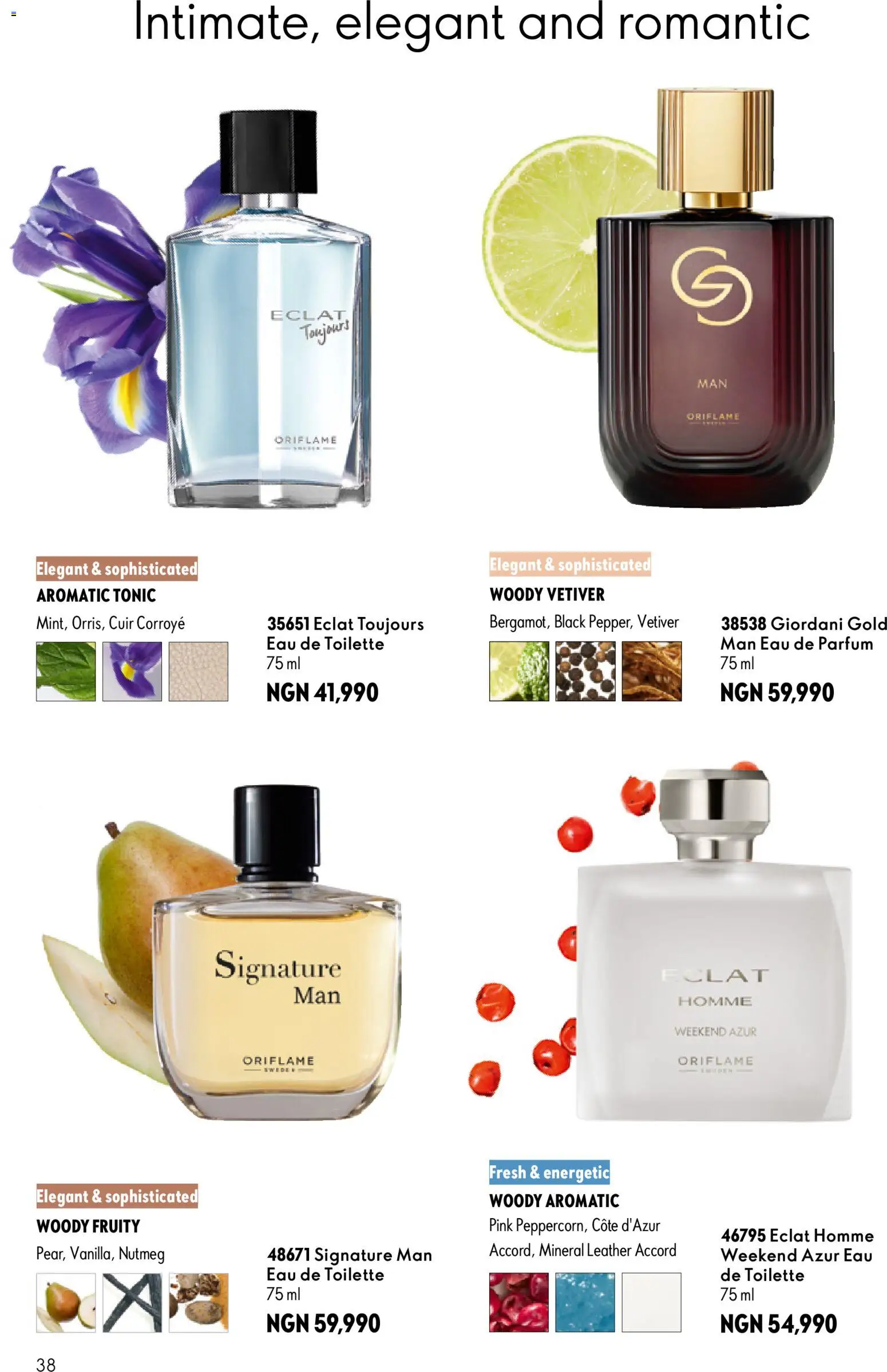 Oriflame - eCatalogue 10 valid from 01/10/2026 | Page: 38 | Products: Eau de toilette