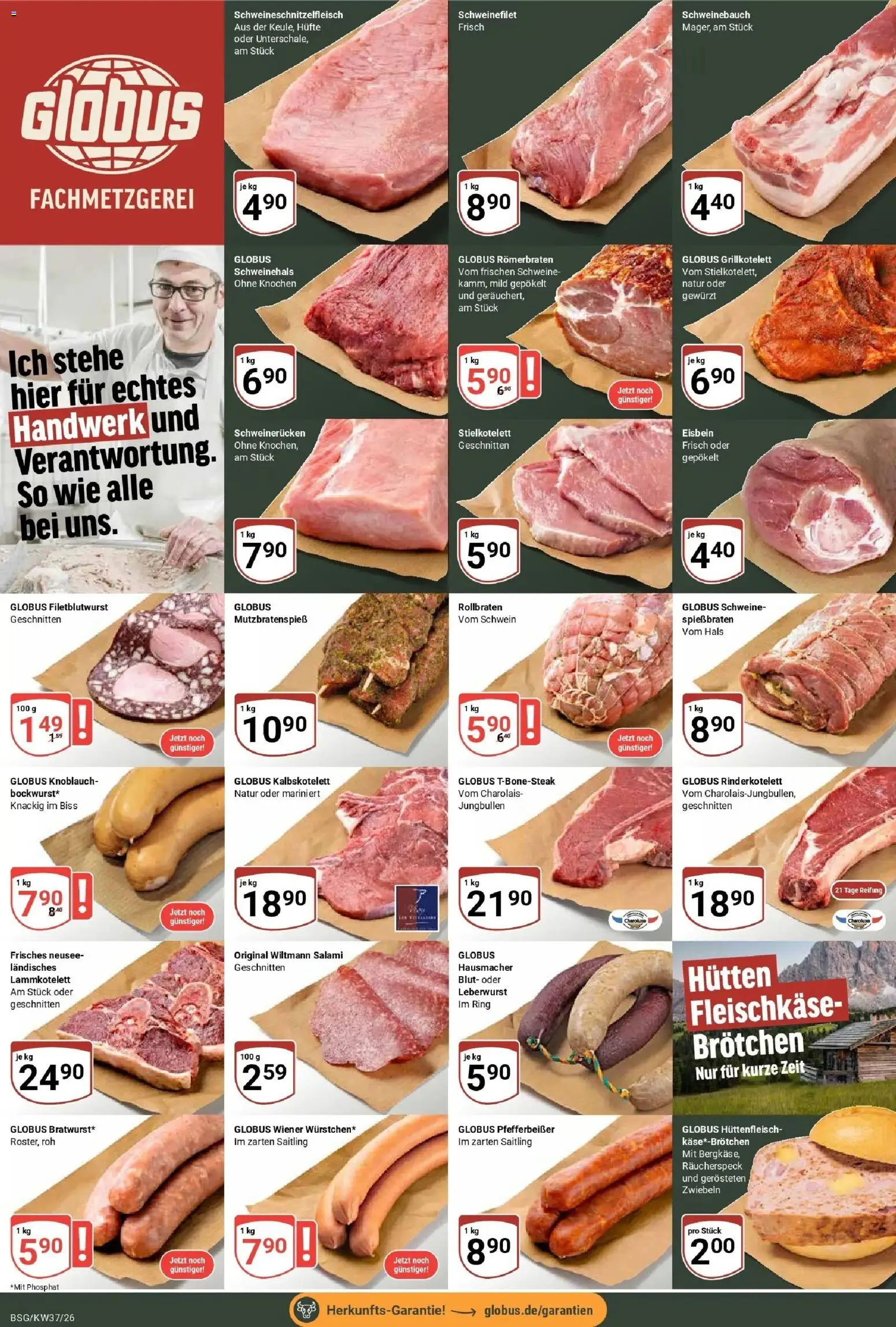 Globus Prospekt Braunschweig – gültig ab 07.09.2026 | Seite: 10 | Produkte: Schweinebauch, Schweinefilet, Zwiebeln, Schweinerucken