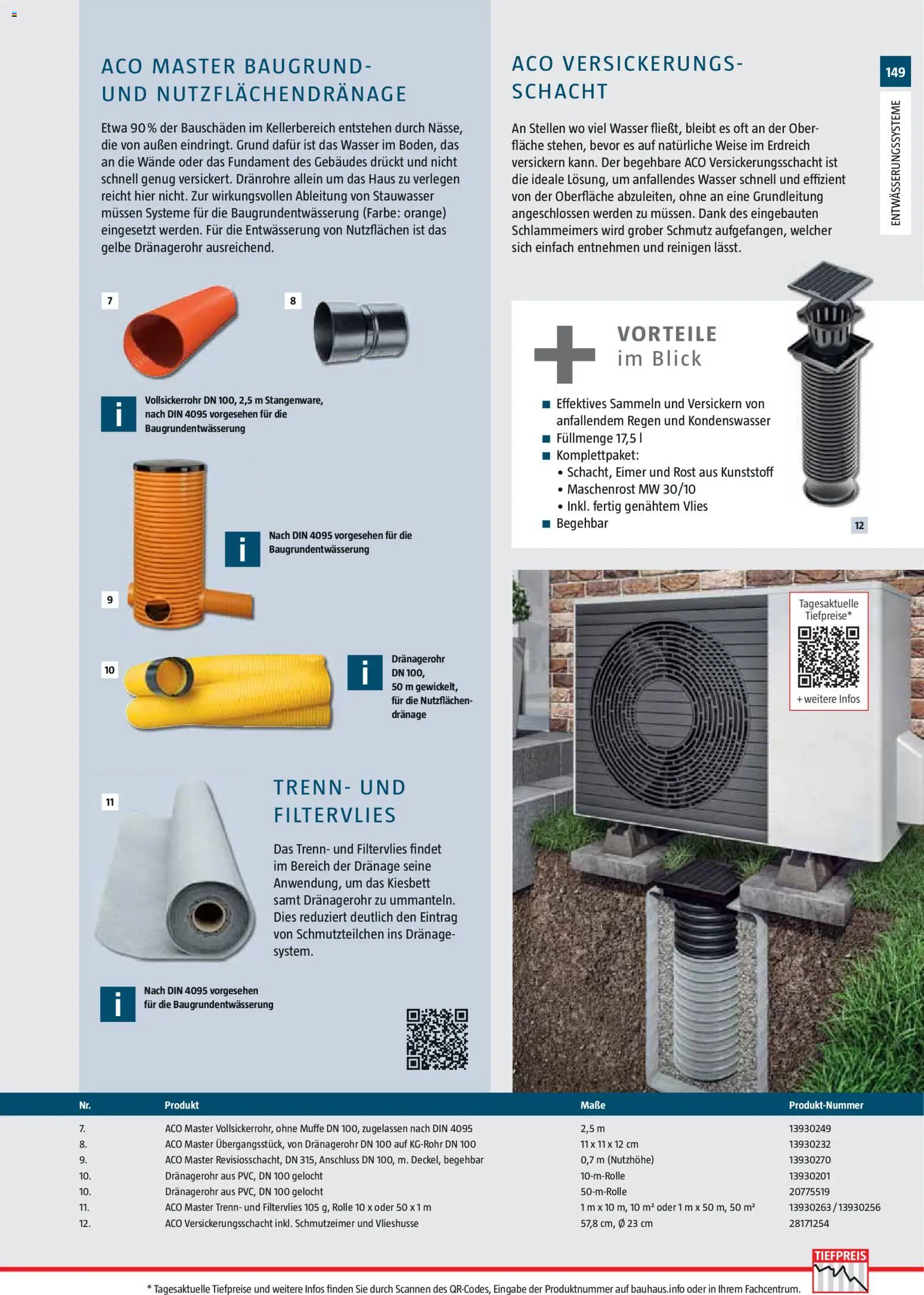 Bauhaus Gartenbaumaterialien gültig ab 01.04.2026 | Seite: 149 | Produkte: Wasser
