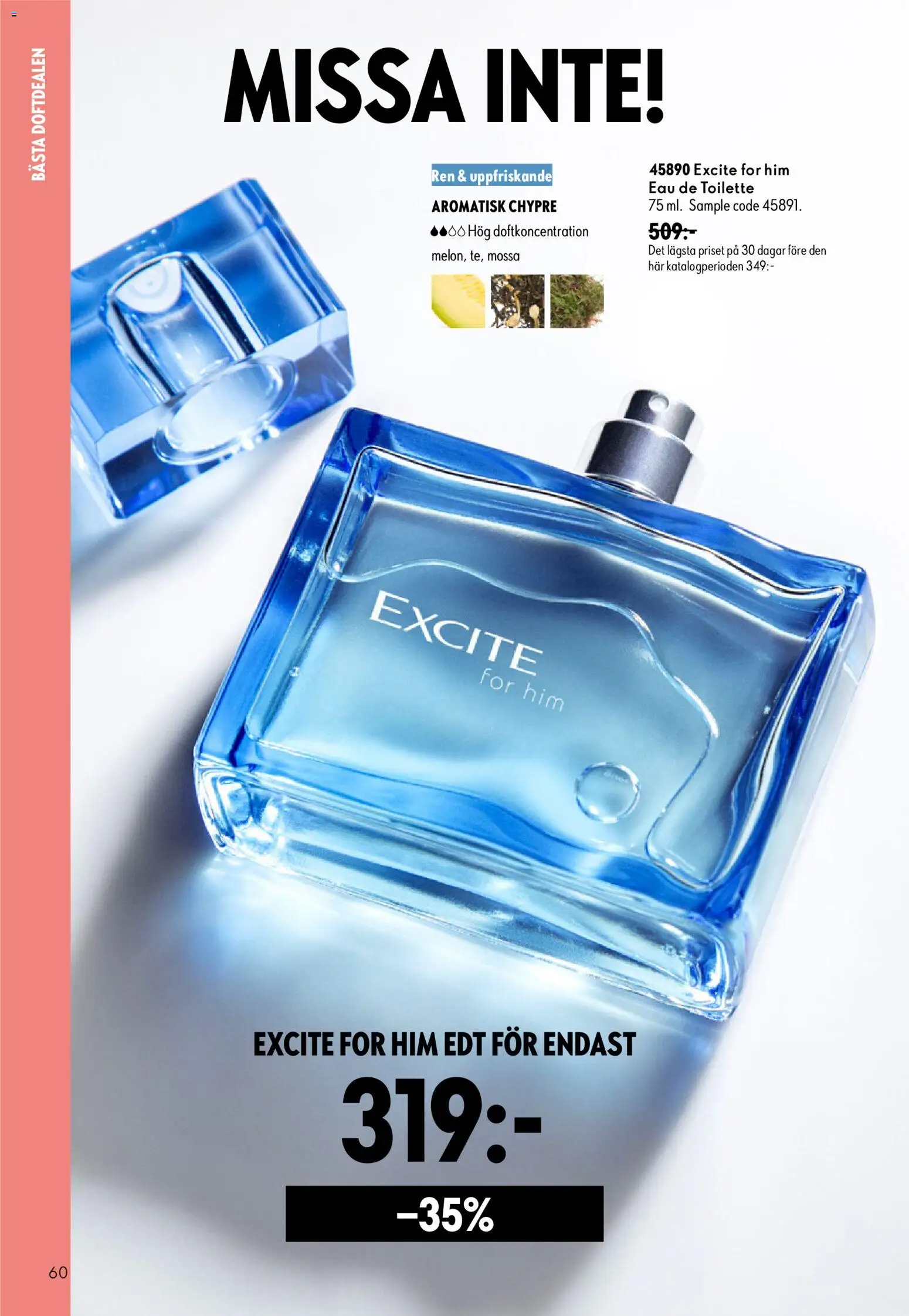 Oriflame reklamblad aktuell från 16/09/2026 | Sida: 60 | Produkter: Eau de toilette, Mössa
