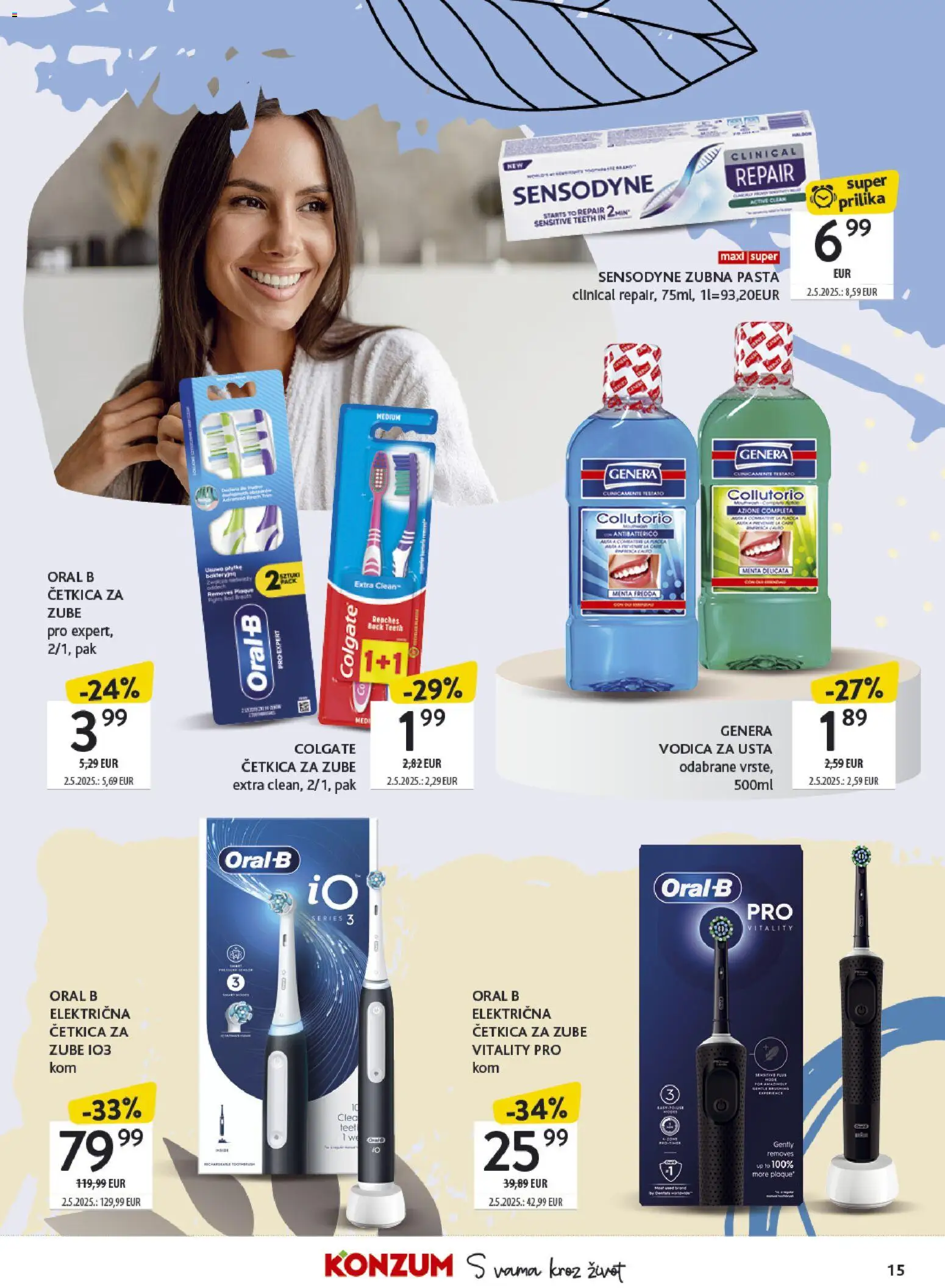 Konzum HR akciós ujság - amely érvényes a következő dátumtól: 2026.09.21. | Oldal: 15 | Termékek: Colgate