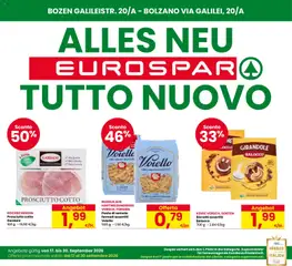 Anteprima del volantino Eurospar volantino Tutto Nuovo Bolzano valido a partire dal 17/09/2026