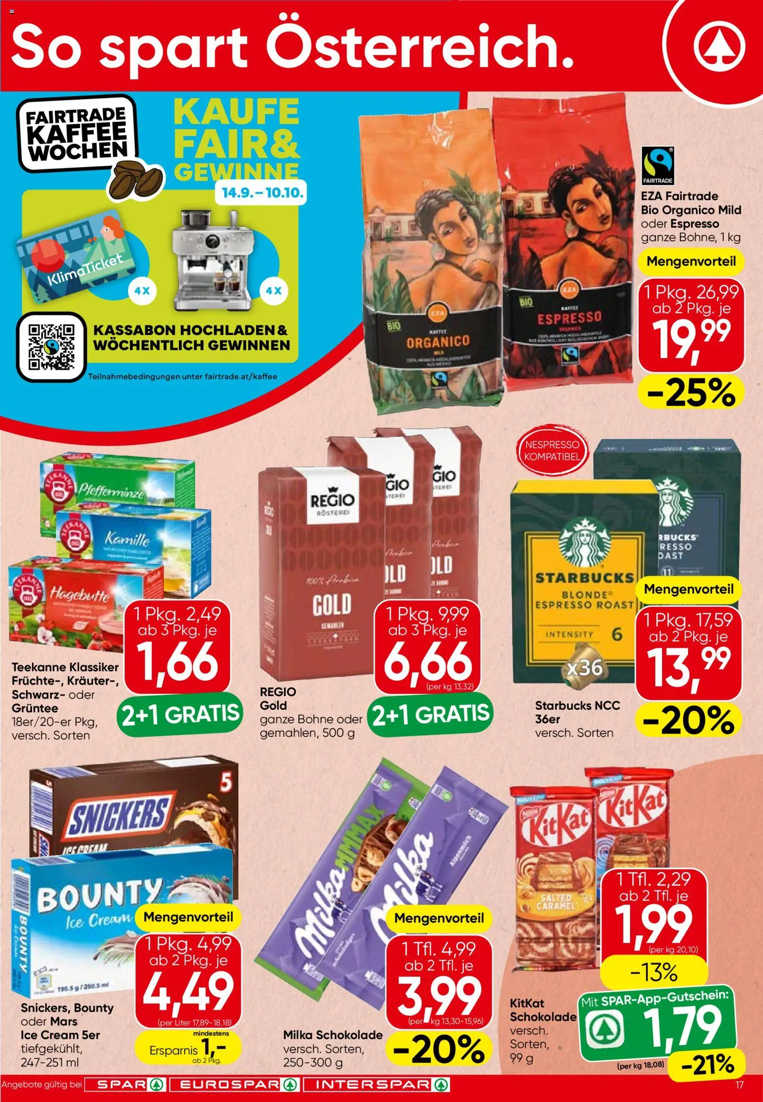 Spar - Flugblatt gültig ab 10.09.2026 | Seite: 17