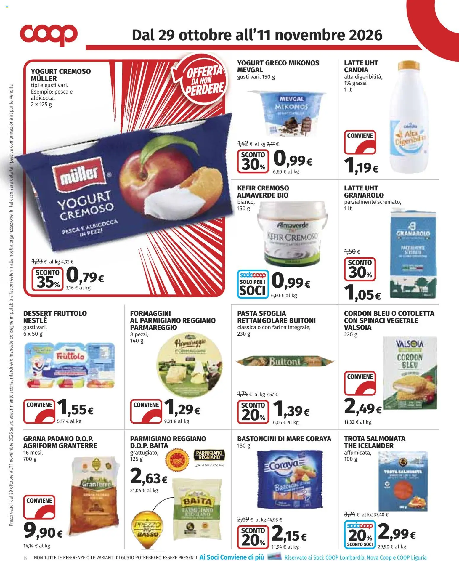 Volantino COOP del 29/10/2026 | Pagina: 6