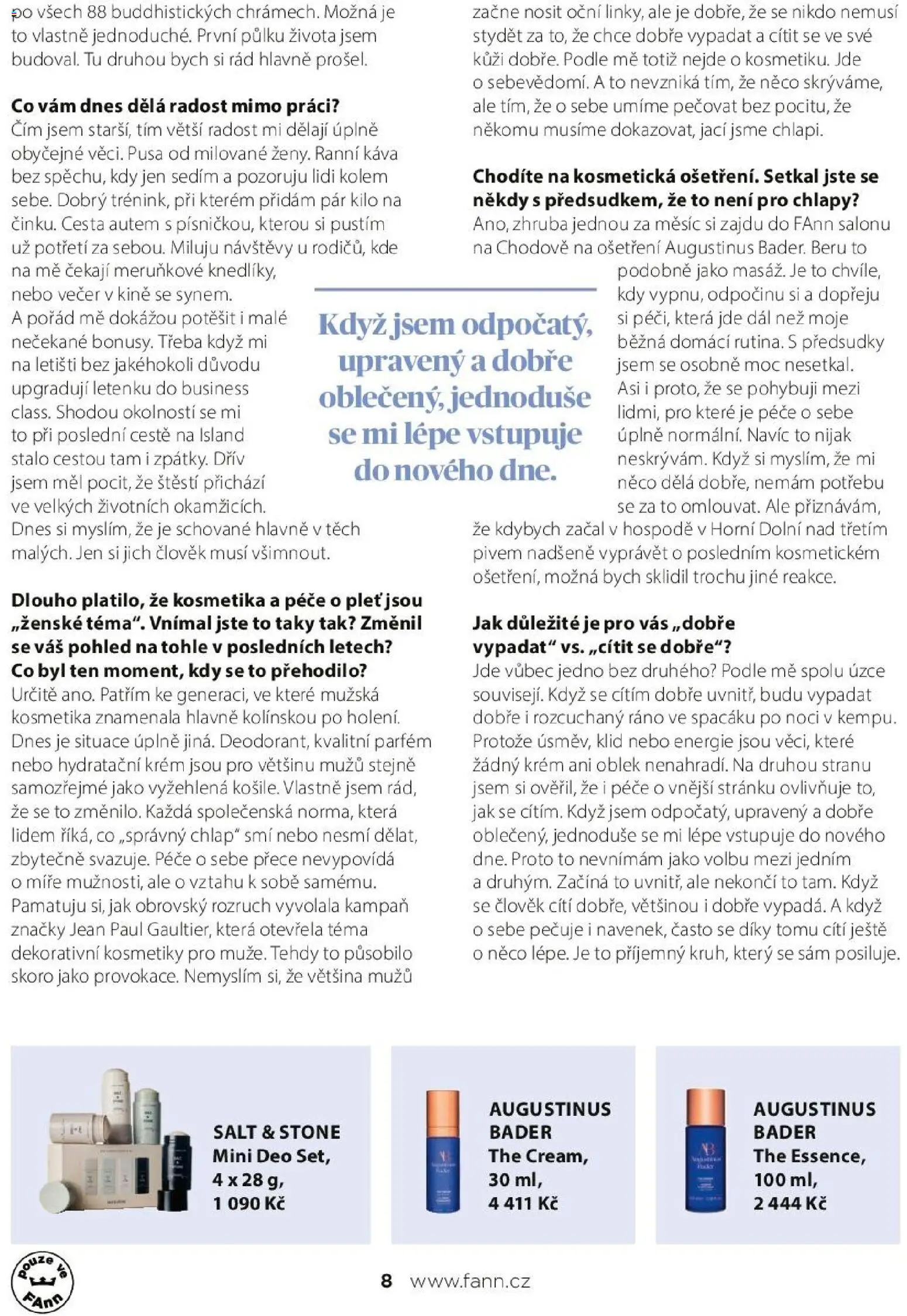 FAnn parfumerie katalog Podzim 2026 od 01.09.2026 | Strana: 8 | Produkty: Káva, Krém, Hydratační krém, Parfém