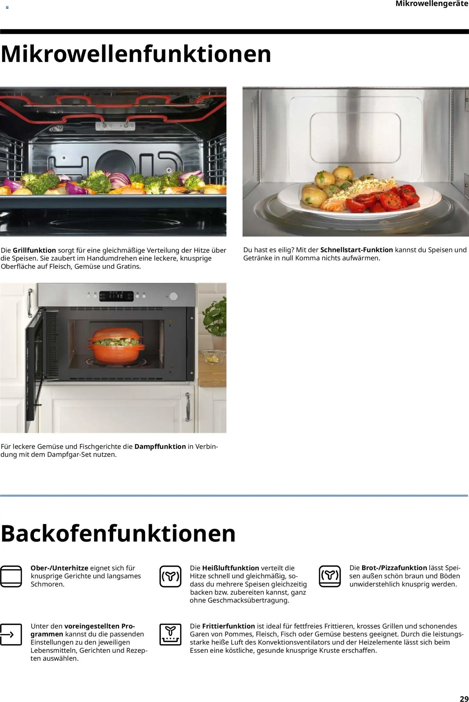 Ikea Elektrogeräte – gültig ab 02.01.2026 | Seite: 29 | Produkte: Fisch, Gemüse, Gerichte
