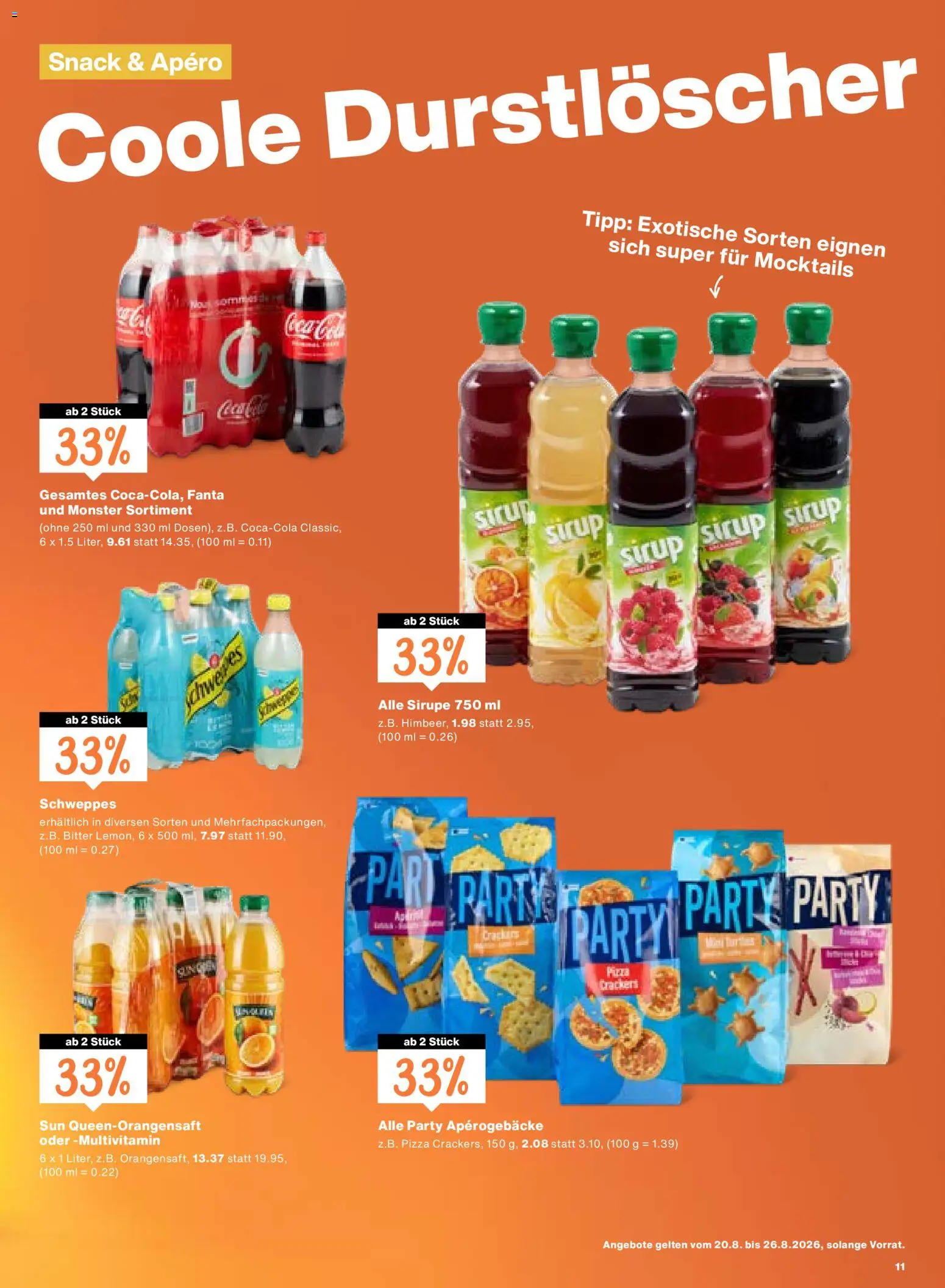 Migros aktionen – gültig ab 20.08.2026 | Seite: 11