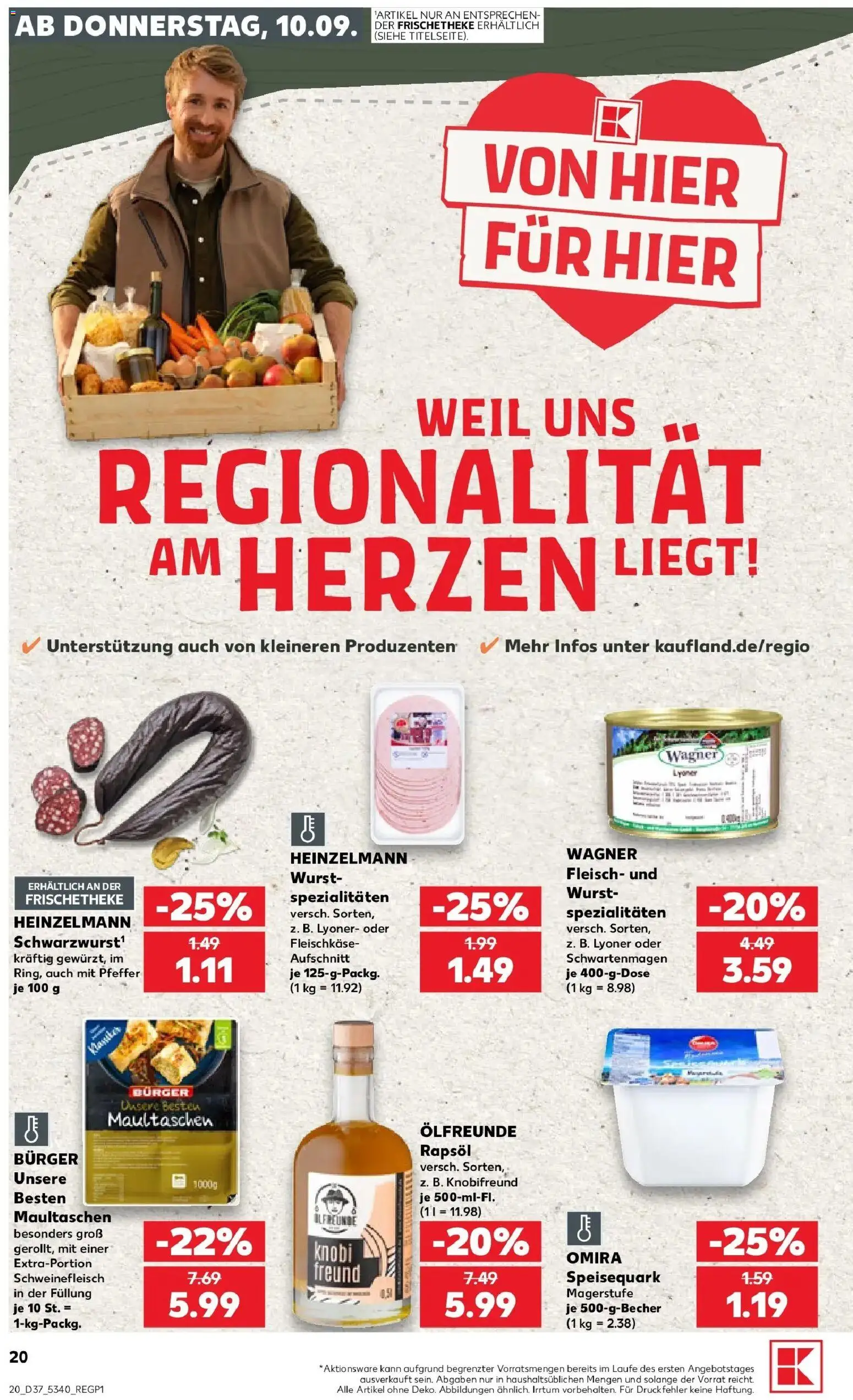 Prospekt Kaufland ab 07.09.2026 » Angebote Online zum Blättern | Seite: 29 | Produkte: Pfeffer, Wurst, Schweinefleisch, Fleisch