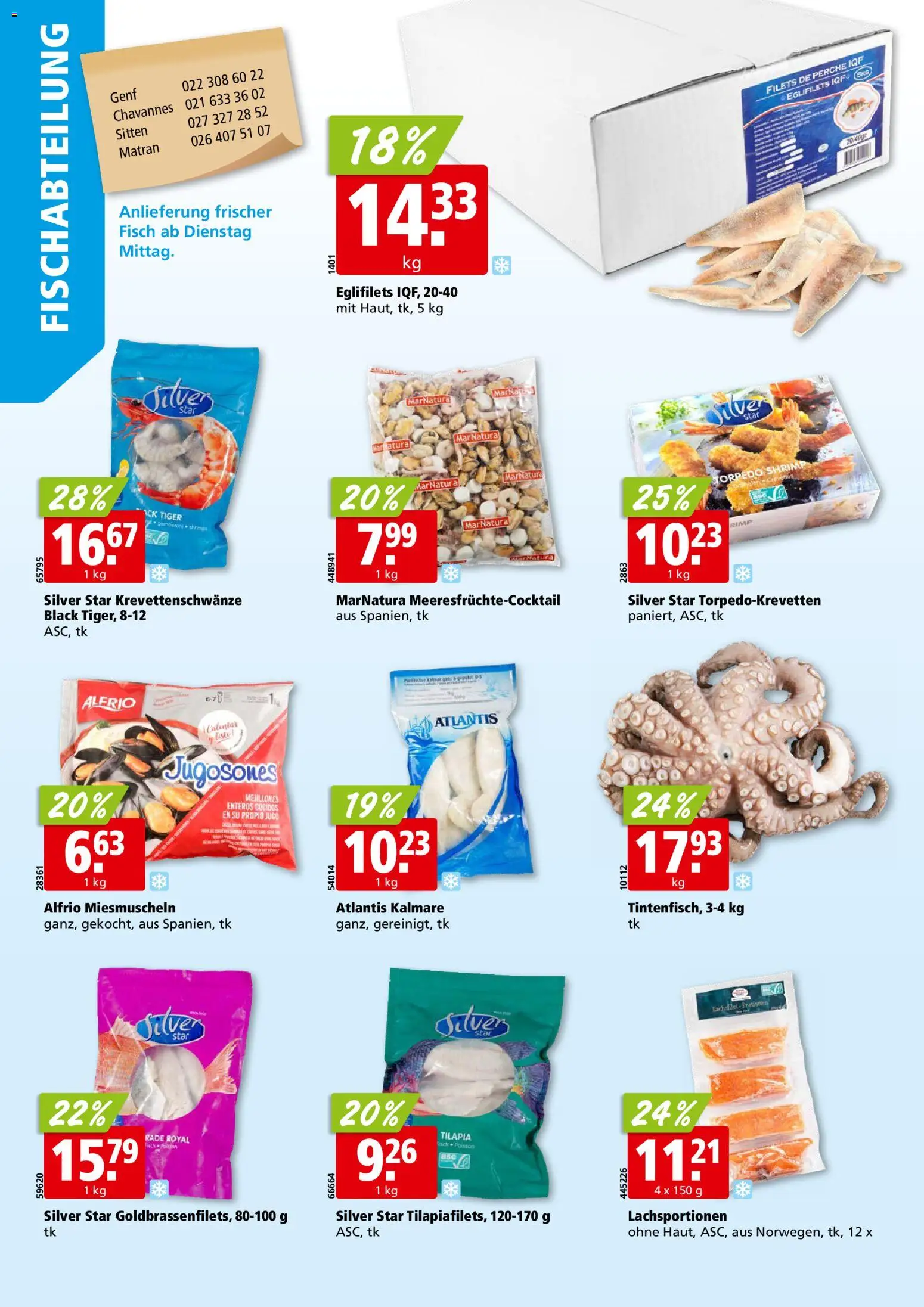 Aligro aktionen Chavannes, Matran, Genf, Sitten – gültig ab 20.07.2026 | Seite: 4 | Produkte: Fisch