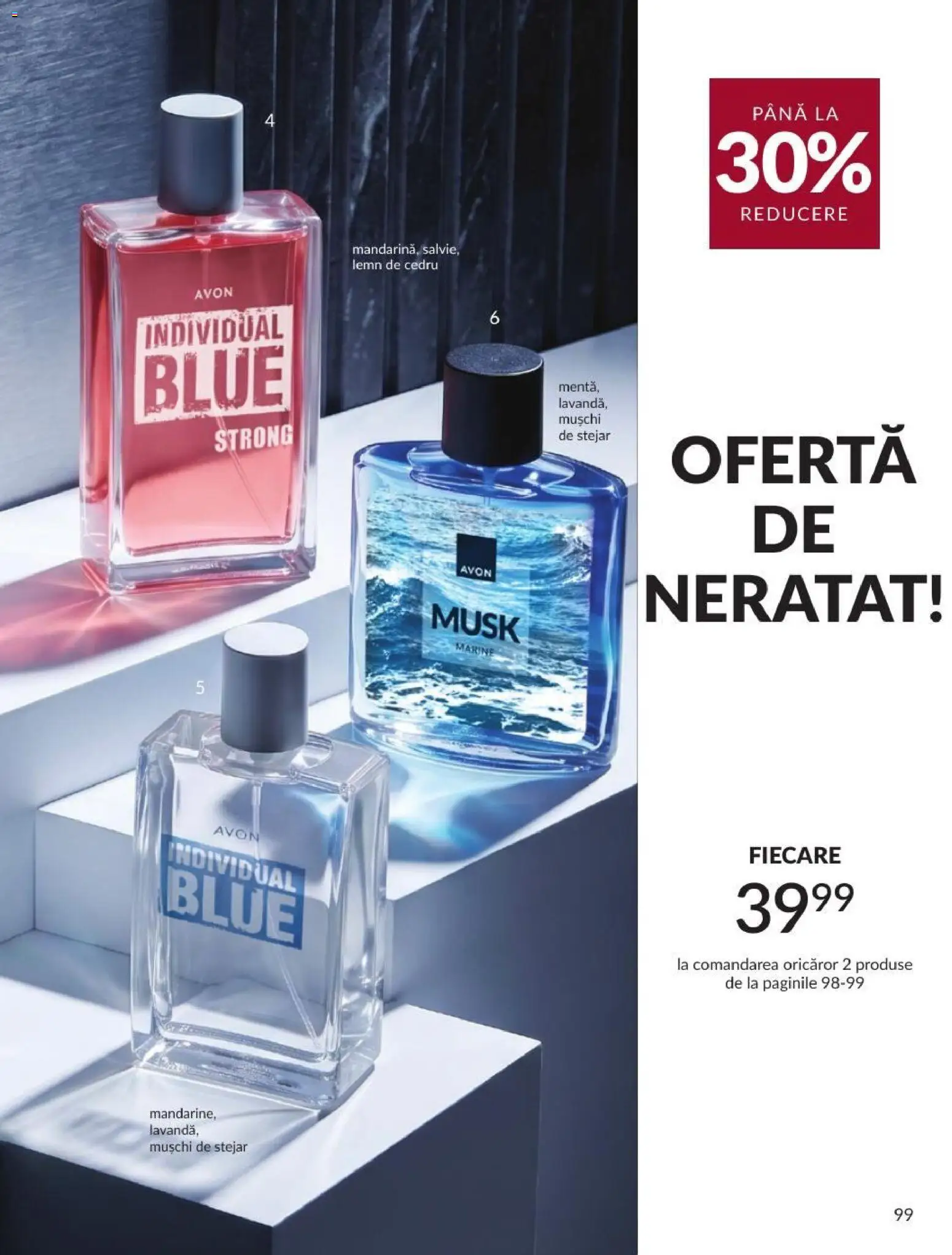 Noul catalog Avon – valabil de la 01.09.2026 | Pagină: 99 | Produse: Menta, Mușchi