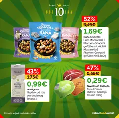 Žabac Katalog - Pregled kataloga iz trgovine Žabac, vrijedi od 04.05.2026 | Stranica: 3 | Proizvodi: Mozzarella, Leća, Pašteta, Tuna