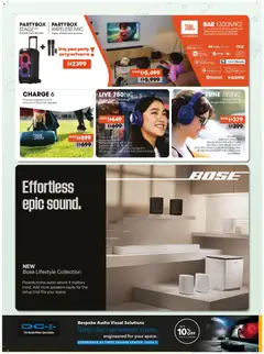 Preview of Sharaf DG catalogue valid from 28 Aug, 2026 | Page: 38 | Products: Audio, Apple, Speaker, Soundbar