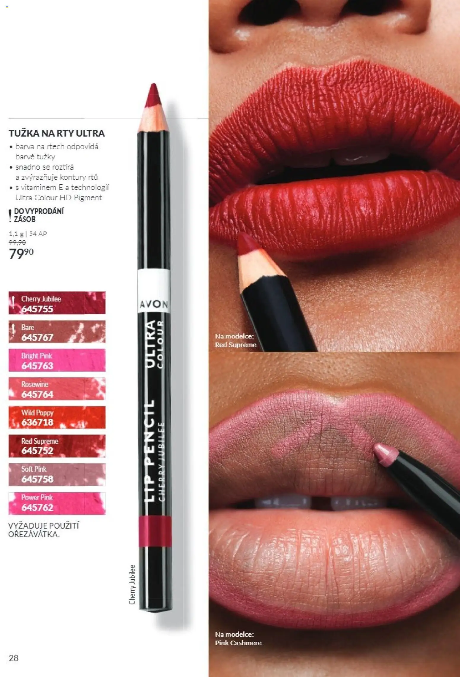 Avon Katalog 10/2026 od 01.10.2026 | Strana: 28 | Produkty: Tužka