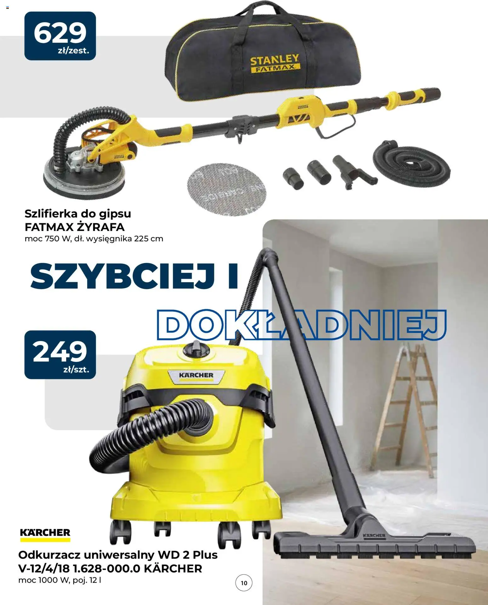 Mrówka gazetka od 06.08.2026 | Strona: 10 | Produkty: Odkurzacz, Szlifierka