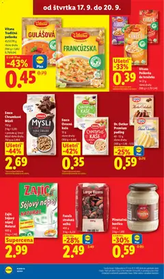Lidl leták platný od 14.09.2026 | Strana: 70 | Produkty: Müsli, Fazuľa, Čokoláda, Horčica