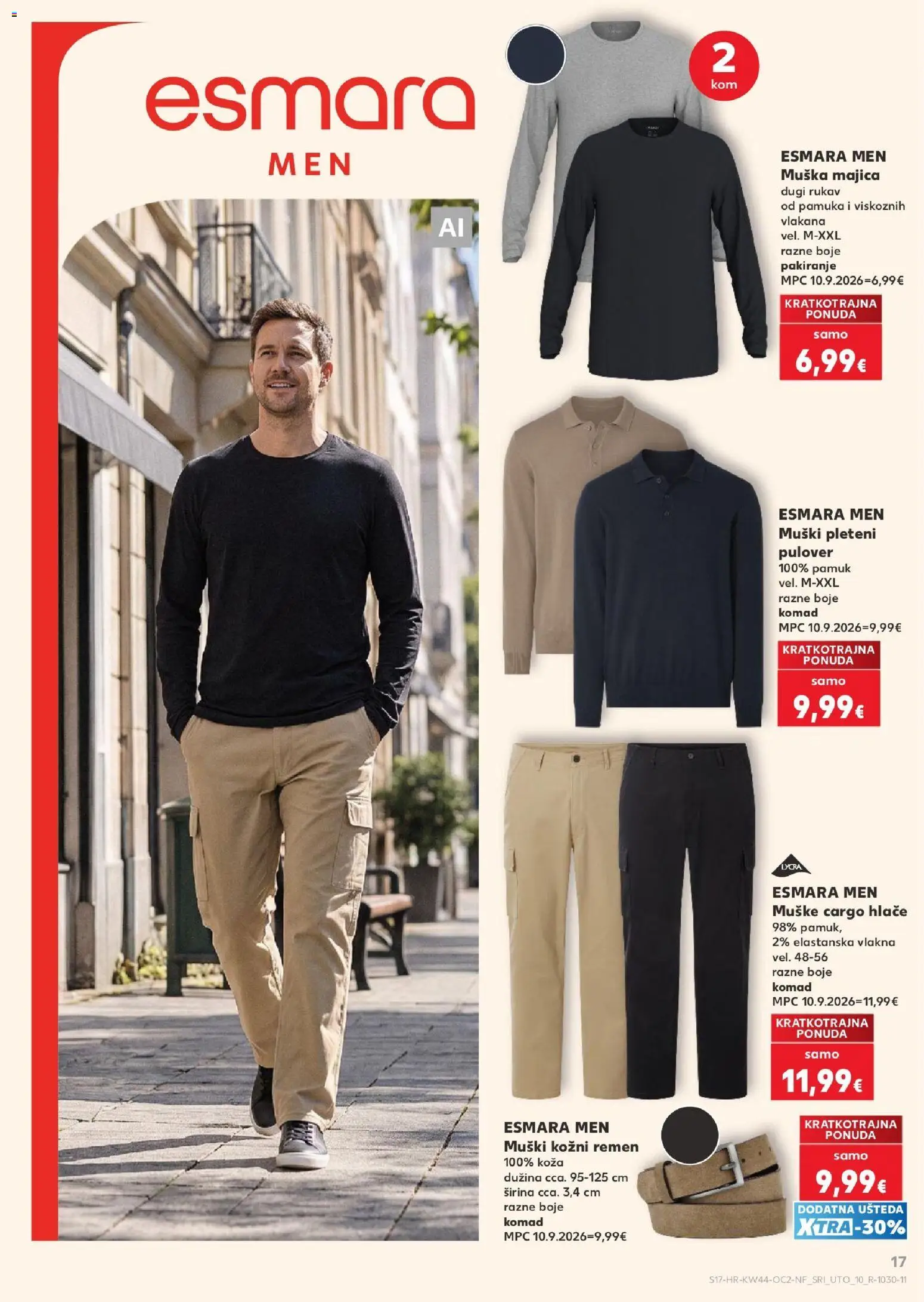 Kaufland katalog | vrijedi od 28.10.2026 | Stranica: 17 | Proizvodi: Majica, Hlače, Muška majica