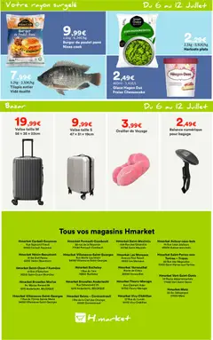 Hmarket - Prévisualisation de Hmarket catalogue valide à partir de 06/07/2026 | Page: 5 | Produits: Fraise, Oreiller, Bagage, Valise