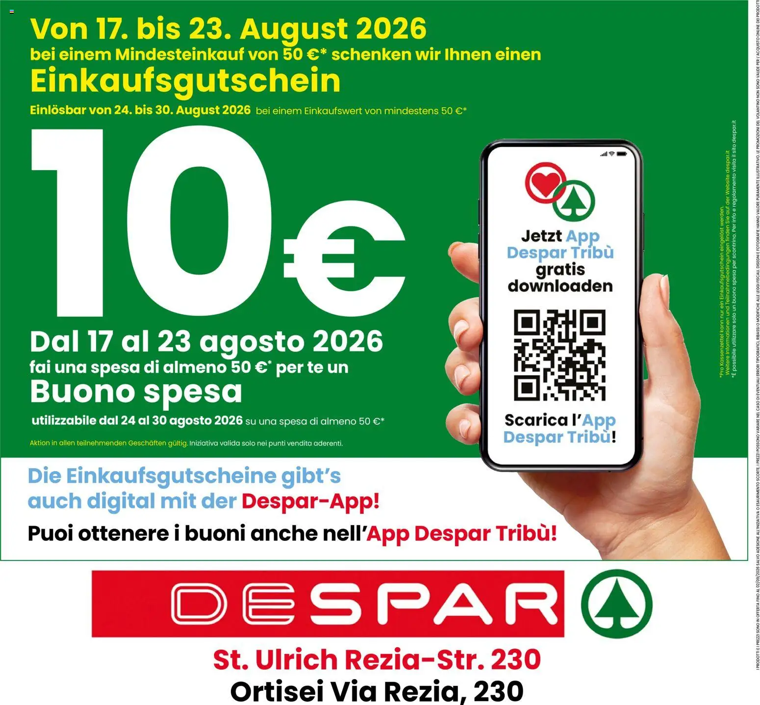 Volantino Despar del 20/08/2026 | Pagina: 8 | Prodotti: Tè