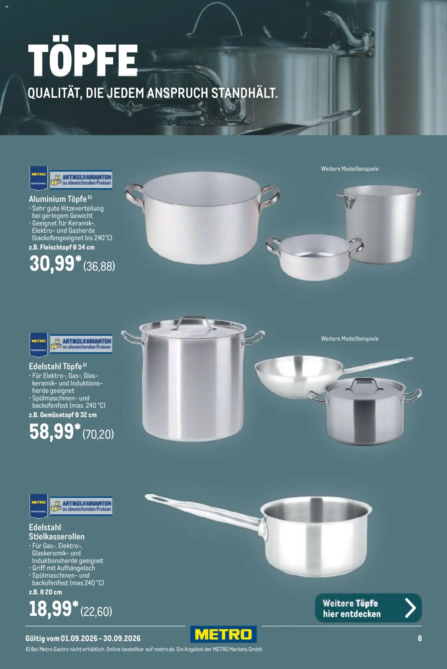 Metro Professional Non-Food Flyer – gültig ab 01.09.2026 | Seite: 8 | Produkte: Gewicht