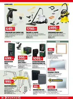 Bauhaus erbjudanden - Förhandsvisning av reklamblad från butik Bauhaus aktuell från 28/09/2026 | Sida: 24 | Produkter: Fönstertvätt, Ångtvätt