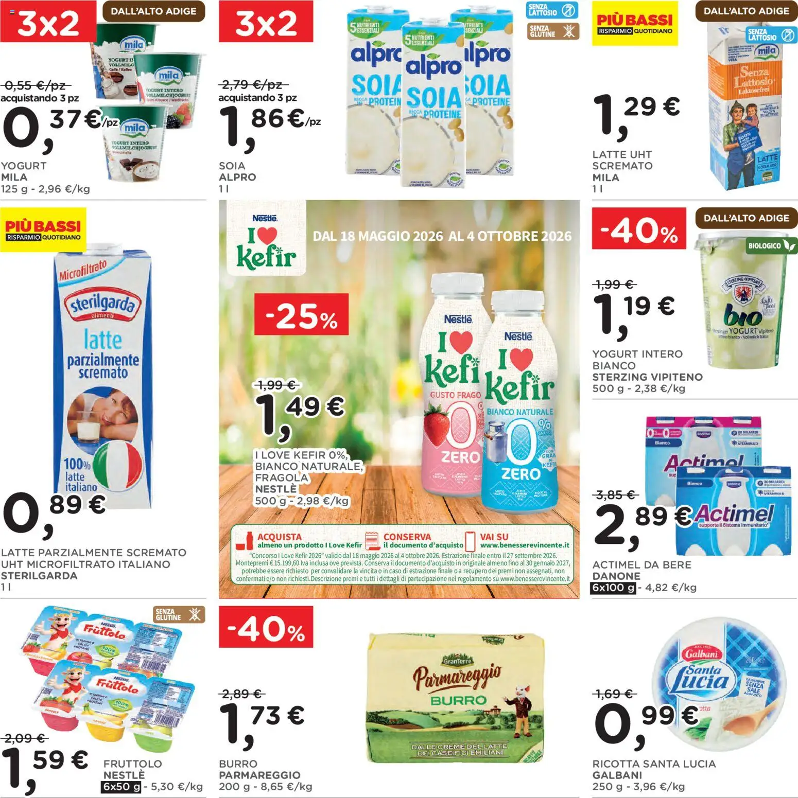 Volantino Poli del 16/09/2026 | Pagina: 12 | Prodotti: Senza glutine, Caffè, Burro, Ricotta