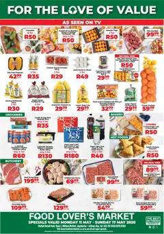 Food Lover's Market specials catalogue – valid from 11.05.2026