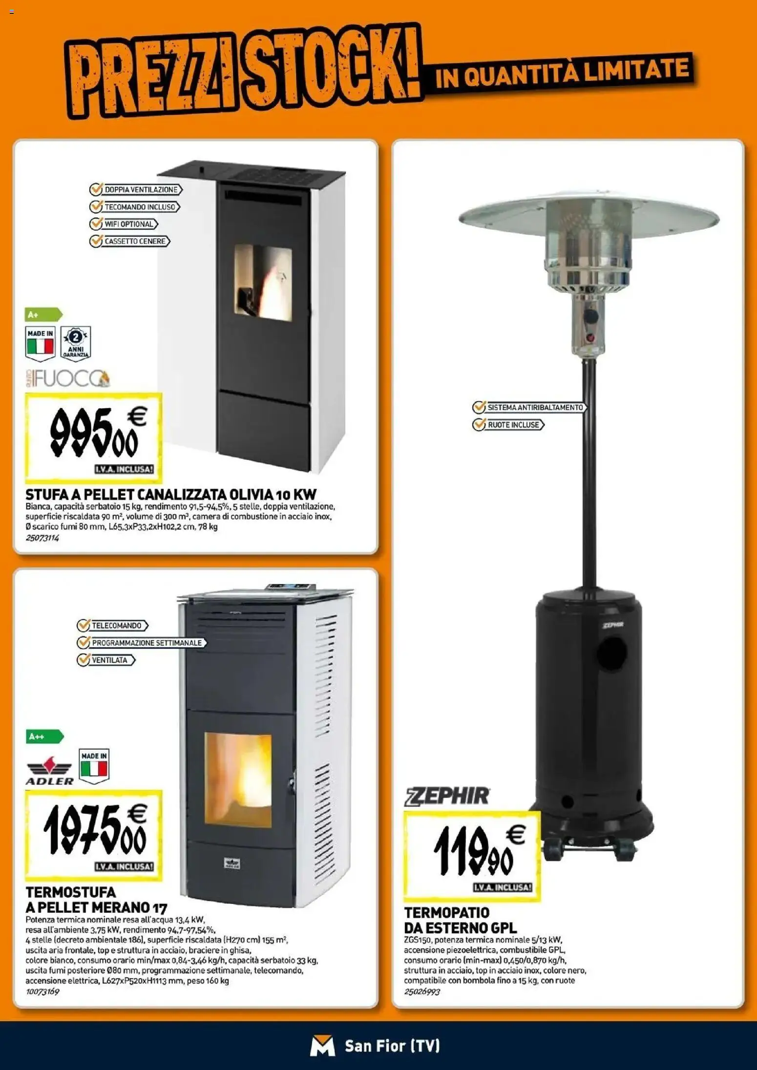 Nuovo TECNOMAT - Straordinari prezzi stock! dal 24/09/2026 > offerte anteprima 🛍️ | Pagina: 9 | Prodotti: Pellet, Telecomando, Top, TV