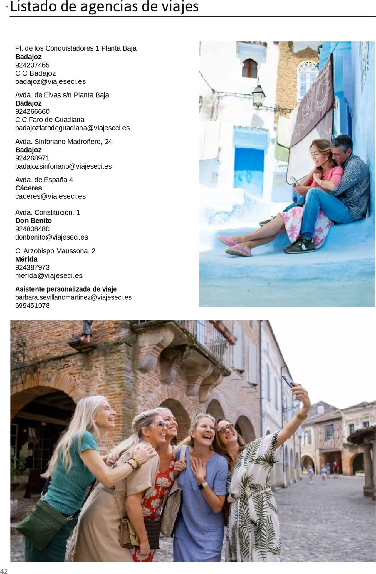 Viajes El Corte Inglés - Catálogo Junta de Extremadura │ válido desde el 01.03.2025 | Página: 42