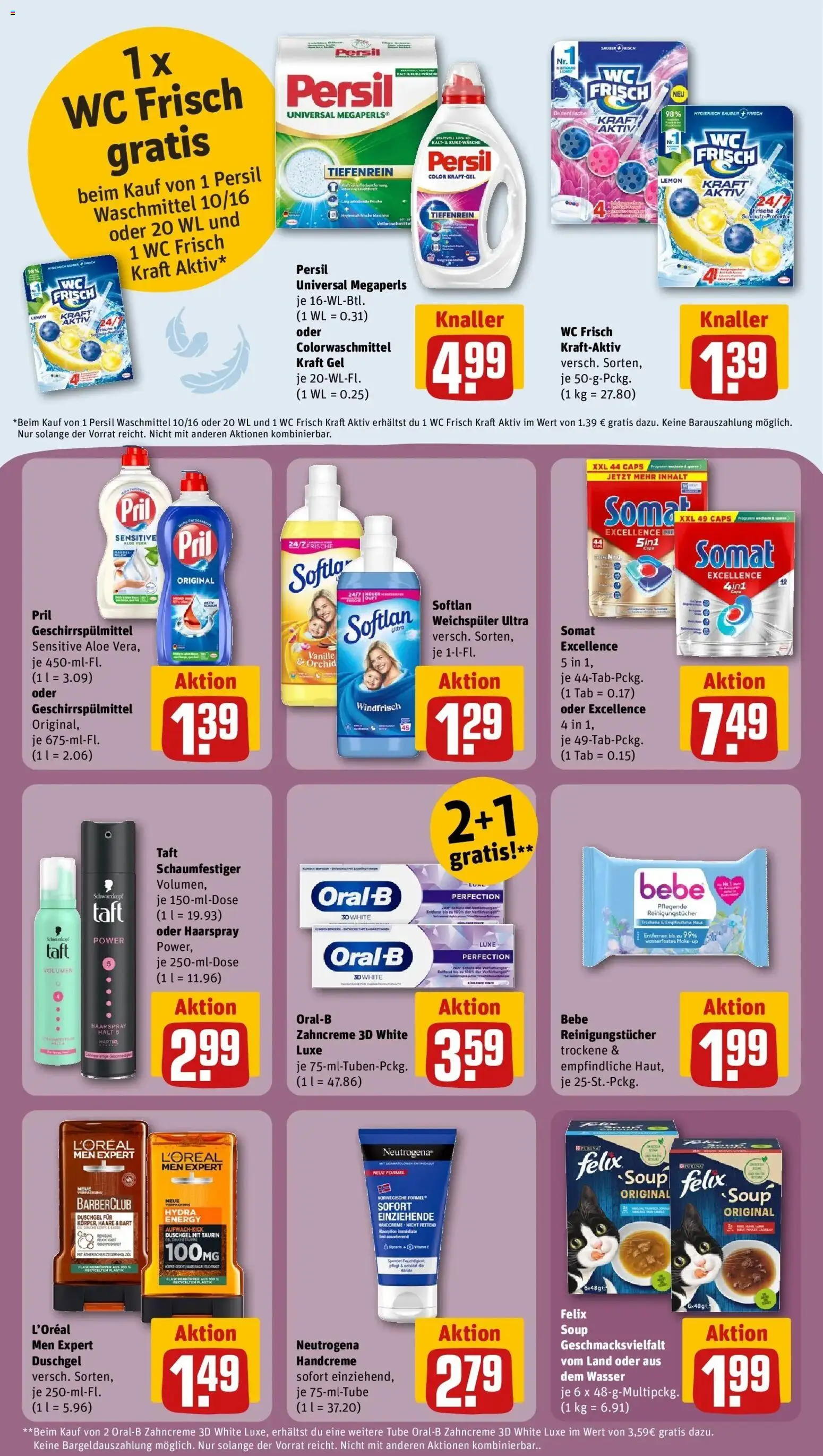 REWE Prospekt ab 07.09.2026 zum Blättern » Angebote | Seite: 22 | Produkte: Haarspray, Handcreme, Vanille, Pril