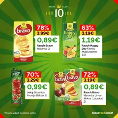Žabac Katalog - Pregled kataloga iz trgovine Žabac, vrijedi od 26.06.2026 | Stranica: 9 | Proizvodi: Mrkva, Limun, Brusnica, Jabuka