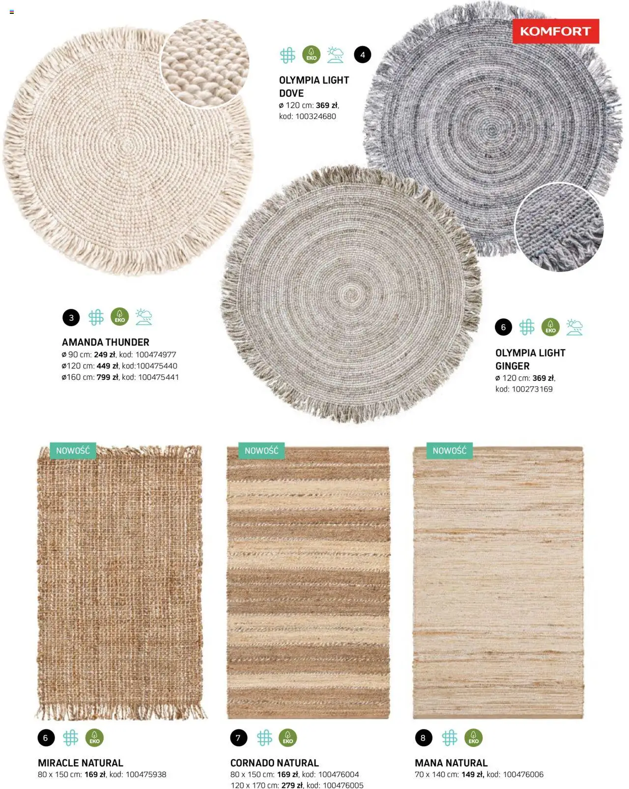 Komfort Gazetka - Katalog Dywanów od 15.10.2025 | Strona: 59