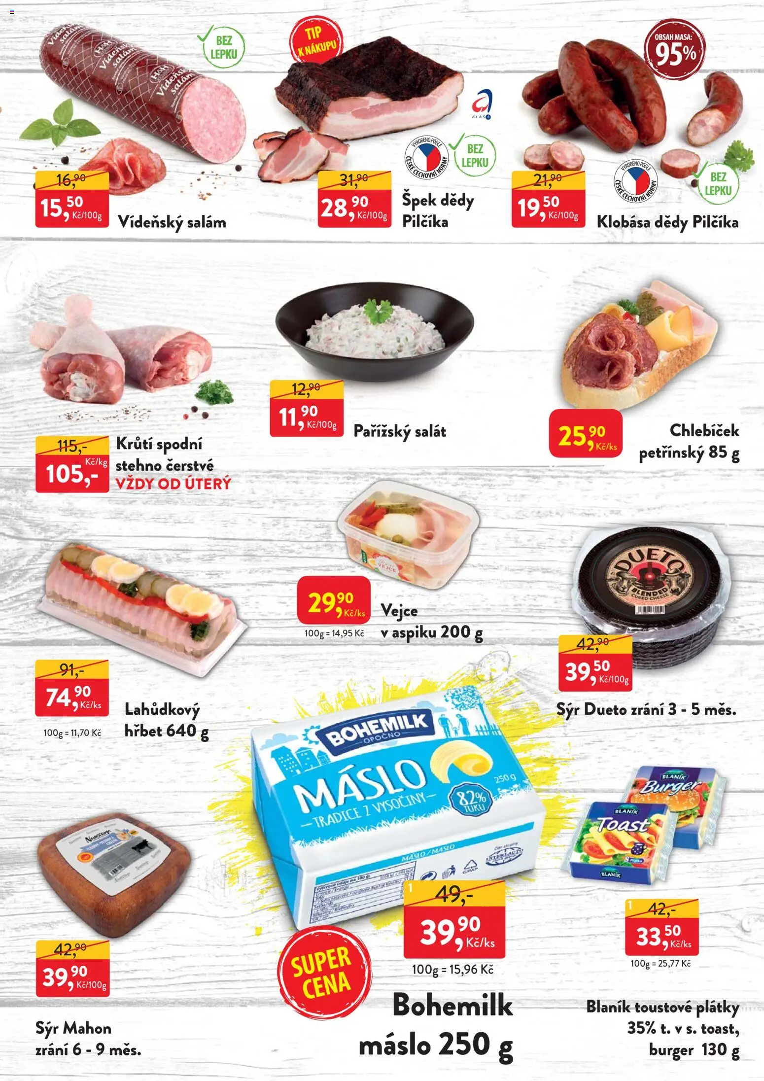 MP Krásno leták od 14.09.2026 | Strana: 3 | Produkty: Burger, Sýr, Salám, Salát