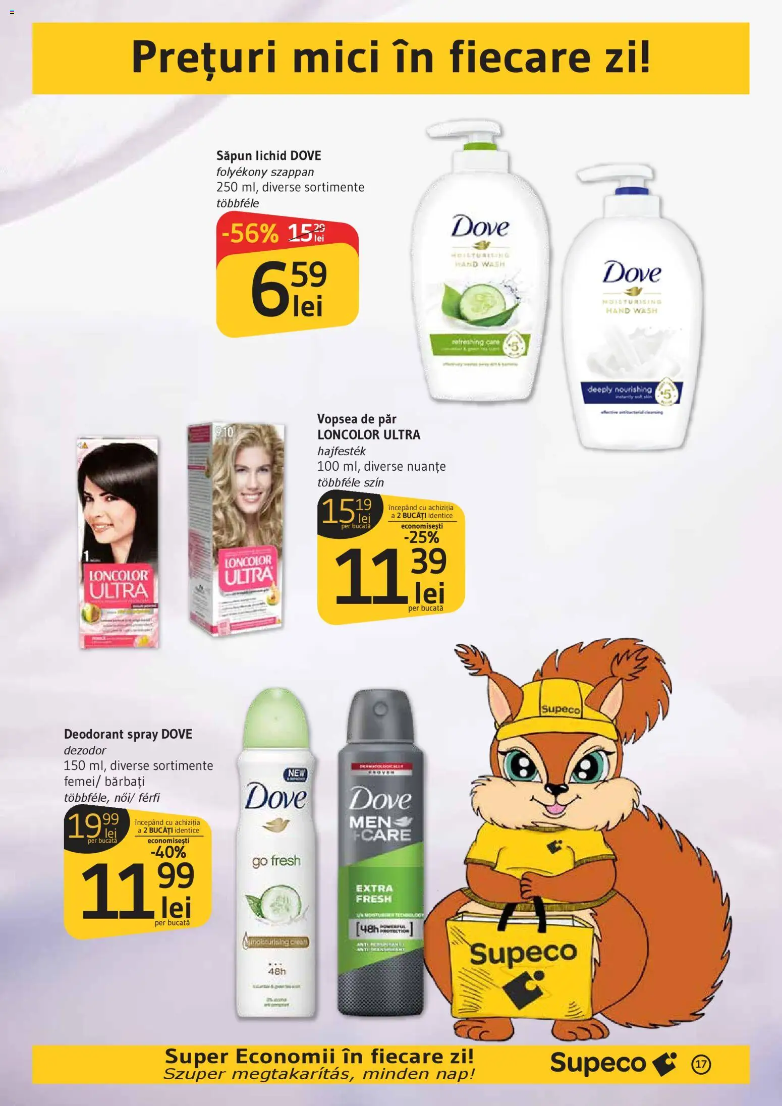 Noul catalog Supeco – valabil de la 30.04.2026 | Pagină: 17 | Produse: Vopsea, Săpun, Deodorant, Săpun lichid