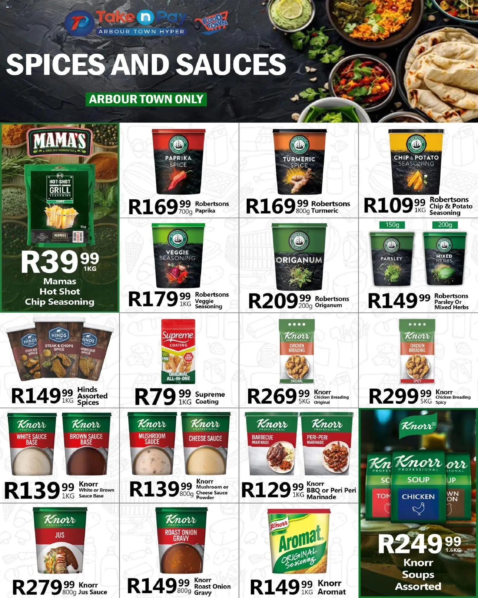 New Take n Pay catalogue – valid from 04.05.2026 | Page: 40 | Products: Steak, Chicken, Chips, Spices
