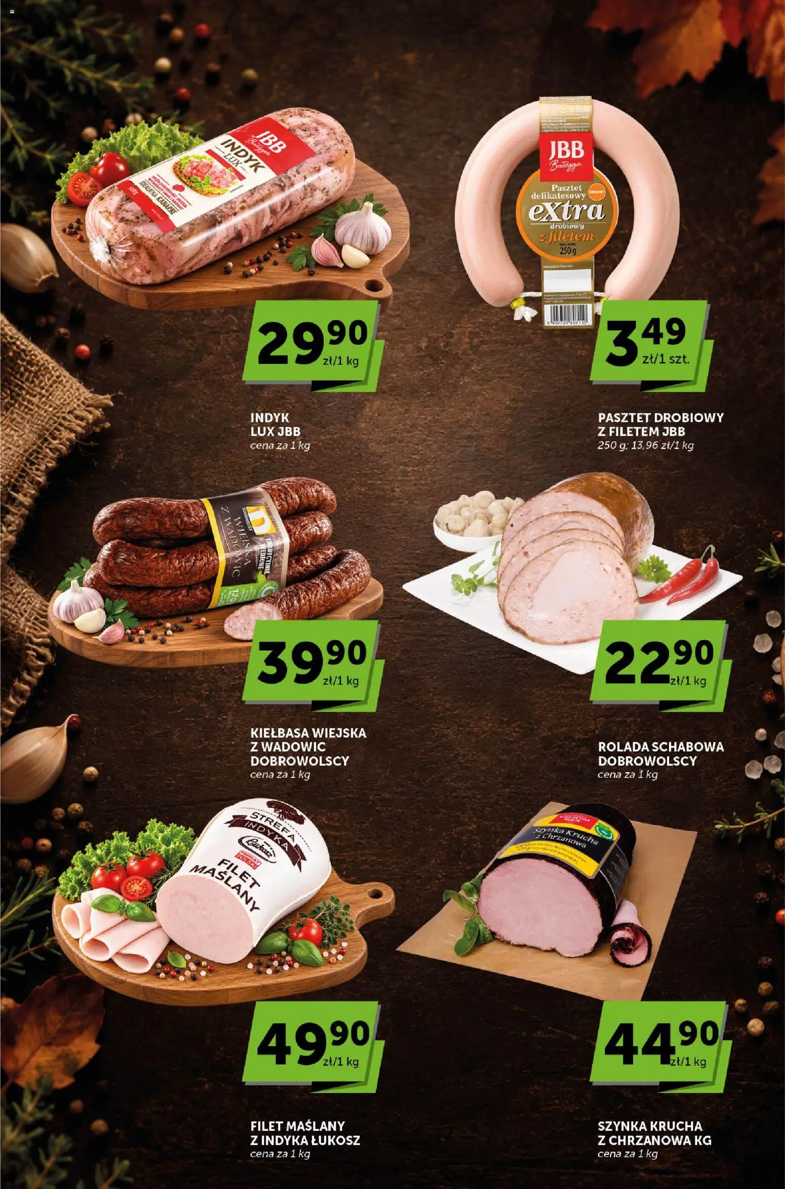 Groszek gazetka - Katalog od 24.09.2026 | Strona: 3 | Produkty: Kiełbasa, Indyk, Rolada, Pasztet