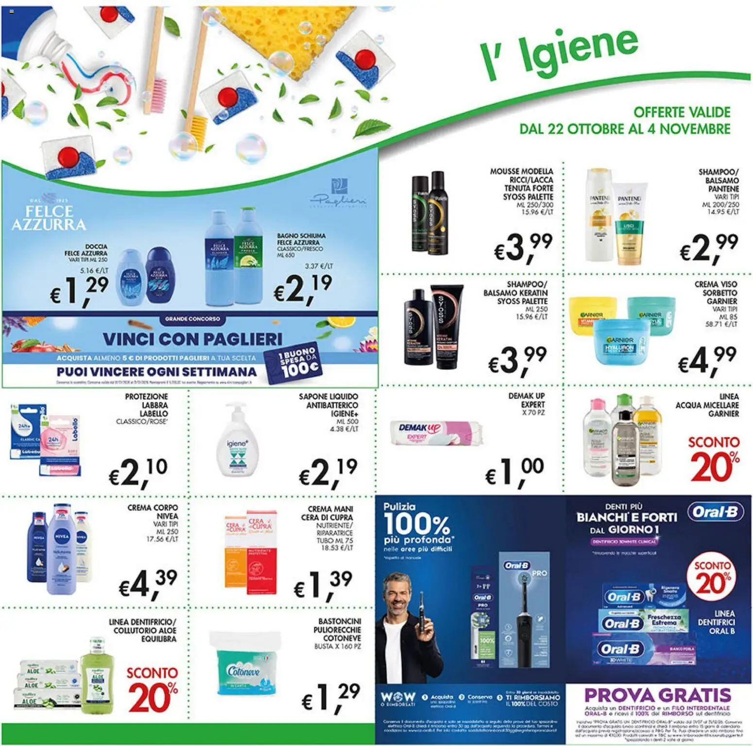 Volantino Coal del 22/10/2026 | Pagina: 28 | Prodotti: Balsamo, Acqua micellare, Sapone, Sorbetto