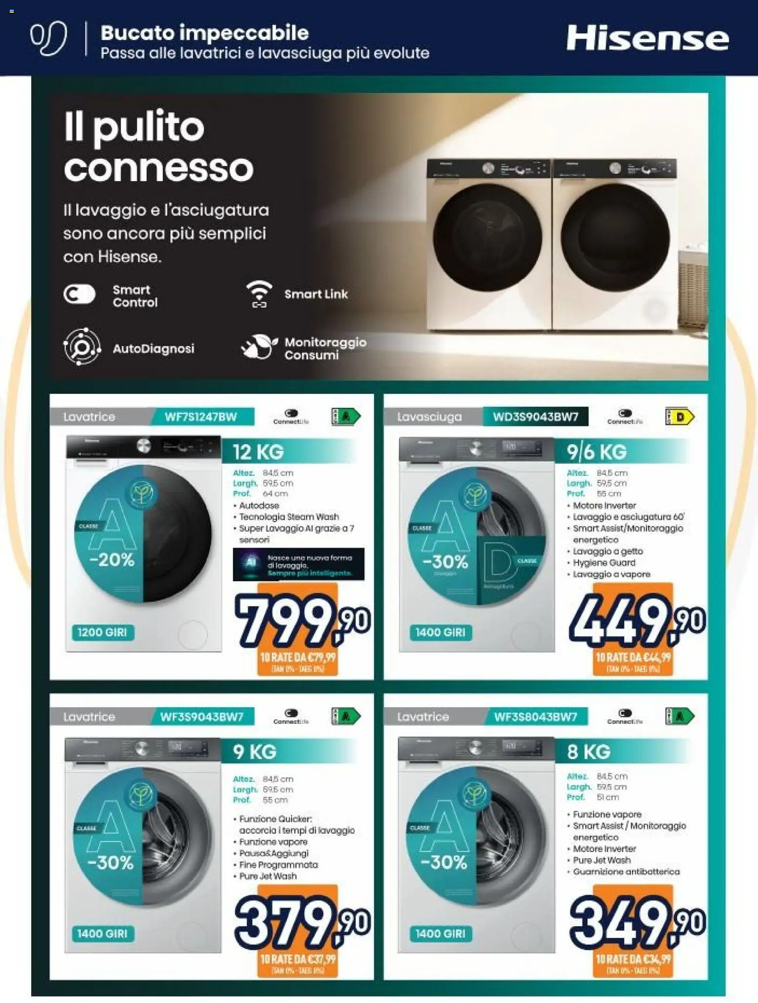 Volantino Unieuro del 18/06/2026 | Pagina: 3 | Prodotti: Lavasciuga, Lavatrice