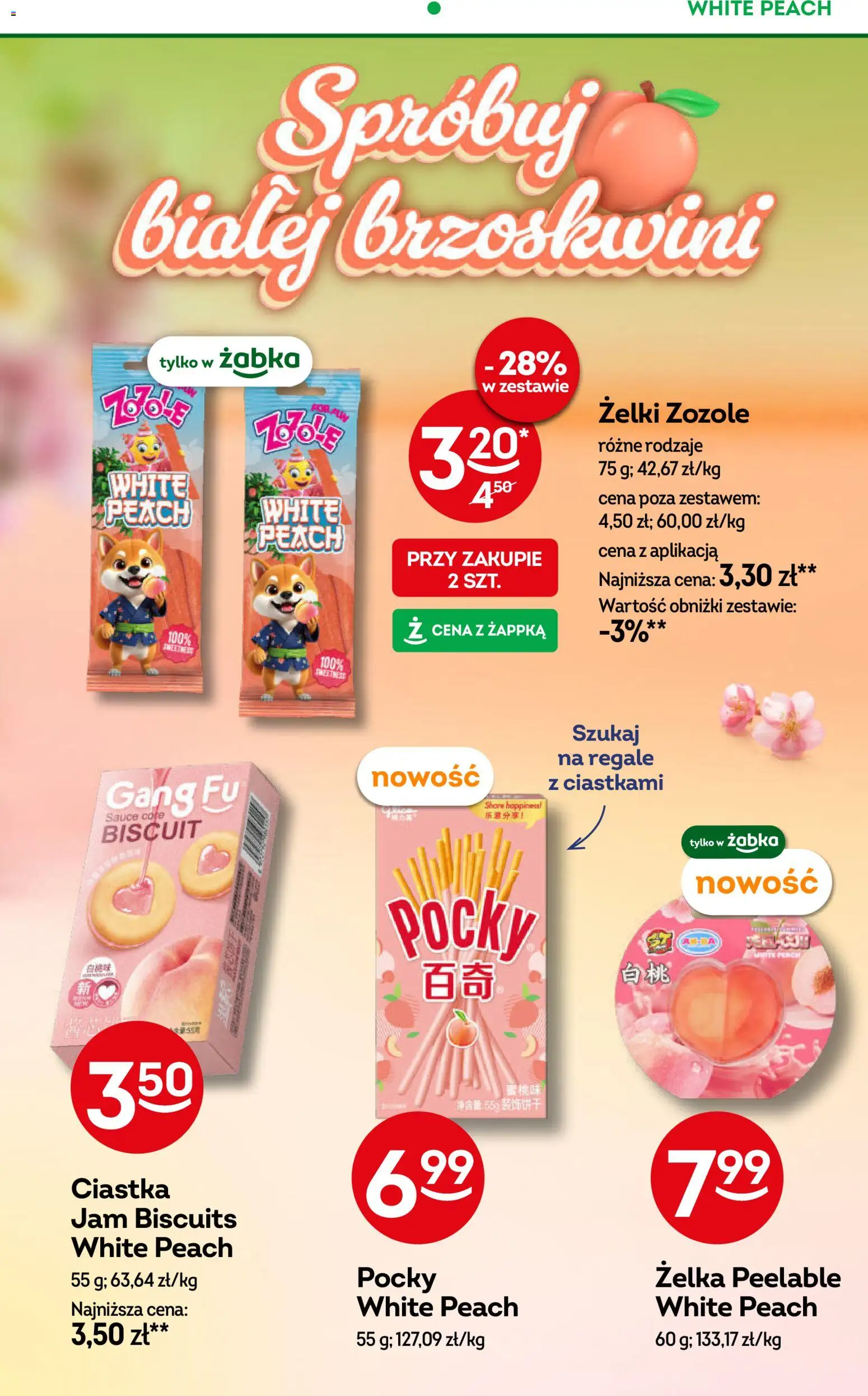 Żabka gazetka od 17.06.2026 | Strona: 79 | Produkty: Pocky, Żelki, Ciastka