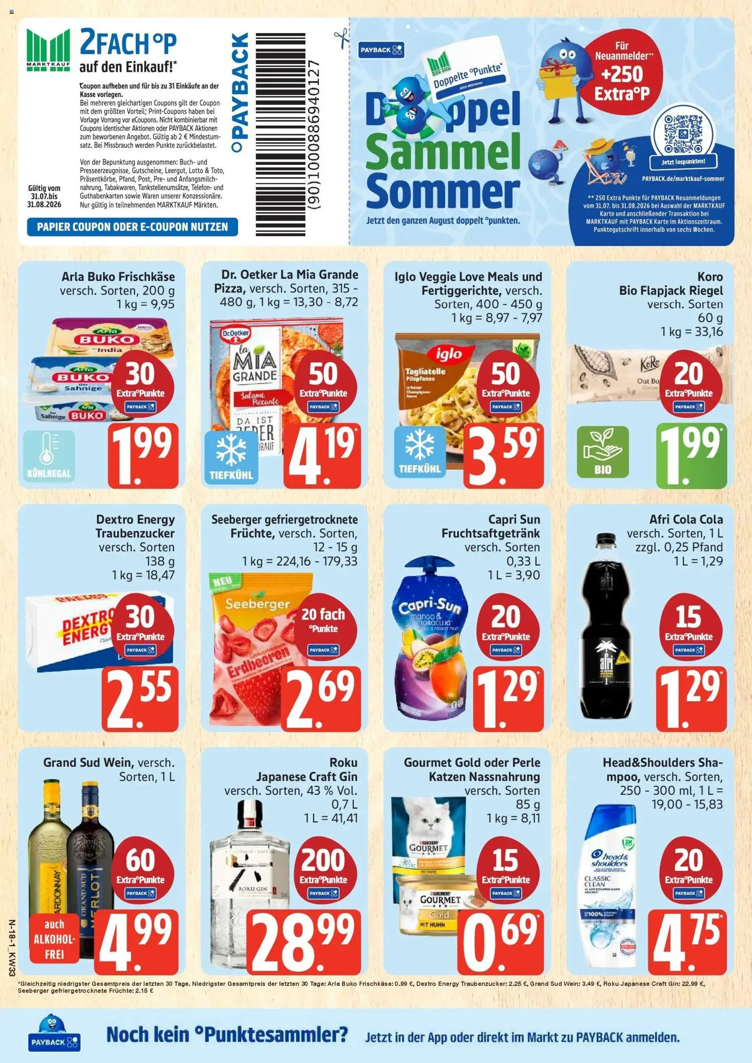 Marktkauf Prospekt Neuenkirchen (ab 10.08.2026) » Angebote online | Seite: 18 | Produkte: Capri sun, Mango, Grand sud, Wein